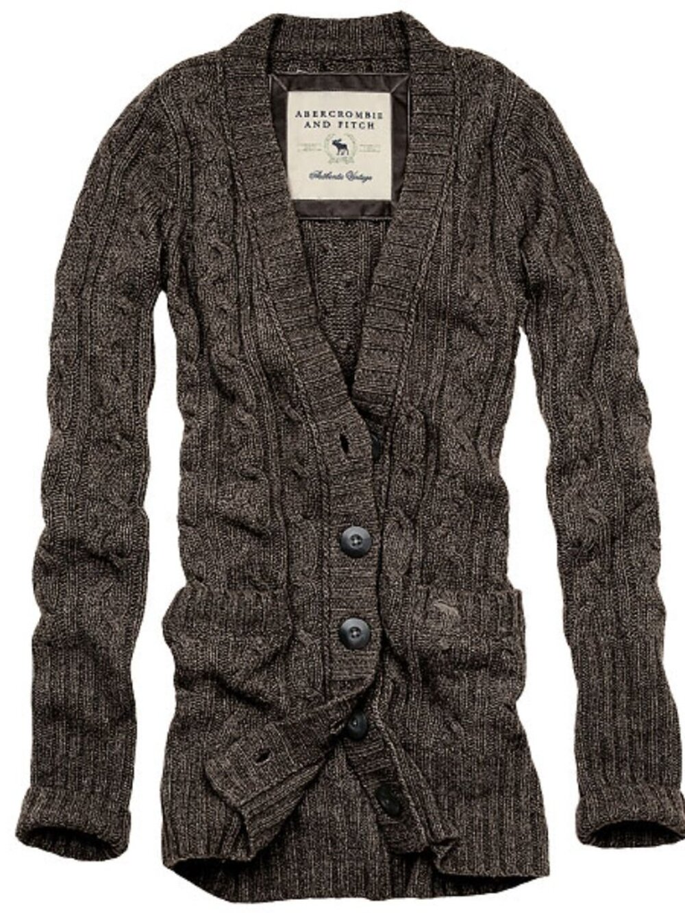AF Abercrombie & Fitch Women's Knit Grandma Button Up Cardigan S